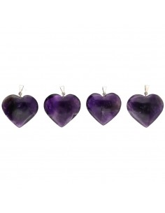 Amethyst Heart Pendant 2