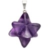 Amethyst Merkaba Pendant