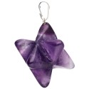 Amethyst Merkaba Pendant