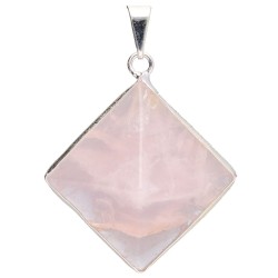 Colgante di Piramide di Quarzo Rosa con Graffe | Vives de la Cortada
