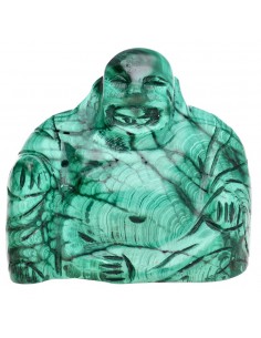 Buddha in malachite 100-120g 2