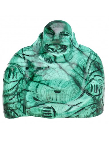 Buddha in malachite 100-120g