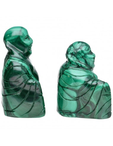 Buddha di malachite 140-160g