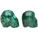 Malachite Skull 55-90gr