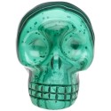 Crâne en malachite