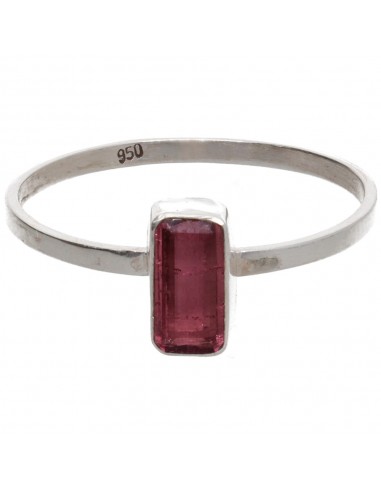 Anillo de Ruberila Facetada en Plata...