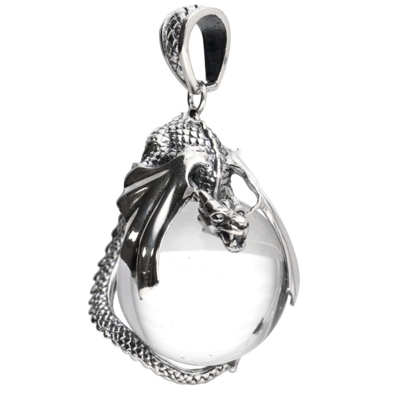 Ciondolo Gotland Sfera Drago in Argento Sterling 925