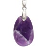 Pendant Tumbled Irregular of Amethyst