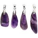 Pendant Tumbled Irregular of Amethyst