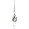 Pendule 16cm Dragons et Minéraux du Gotland en Argent Sterling 925