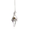Pendule à facettes en citrine de Gotland 15cm en argent 925