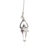 Pendulum 15cm Gotland Faceted Amethyst in Sterling Silver 925