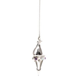 Pendolo 60cm Gotland Draghi Amatista e Opale in Argento Sterling 925
