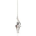Pêndulo 60cm Dragões de Gotland Garnet e Opala em Prata de Lei 925