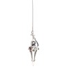 Pêndulo 60cm Dragões de Gotland Garnet e Opala em Prata de Lei 925