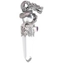 Gotland Sphere and Dragon Point with Amethyst Pendant in Sterling Silver 925