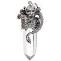 Gotland Dragon with Opal Pendant in 925 Sterling Silver