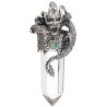 Pendentif en argent 925 avec Dragon de Gotland et Opale