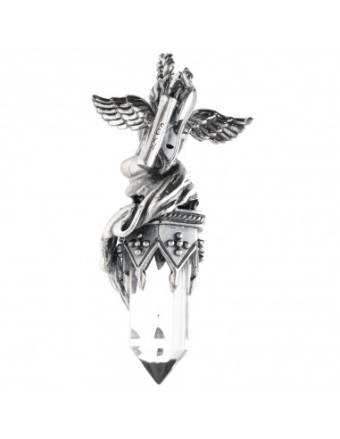 Gotland Cupid with Quartz Pendant in...