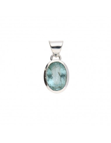 Ciondolo di acquamarina in argento...