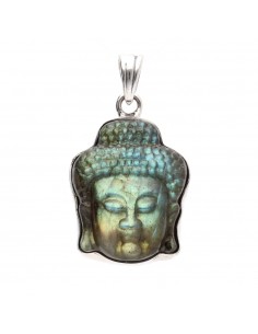 Labradorite Buddha Pendant...