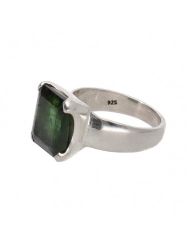 Bague Tourmaline verte en argent 925...