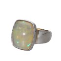 Dragon Skin Opal Ring in 925 Sterling Silver (47M)