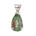 Pendentif Tourmaline bicolore en argent 925 (63M)