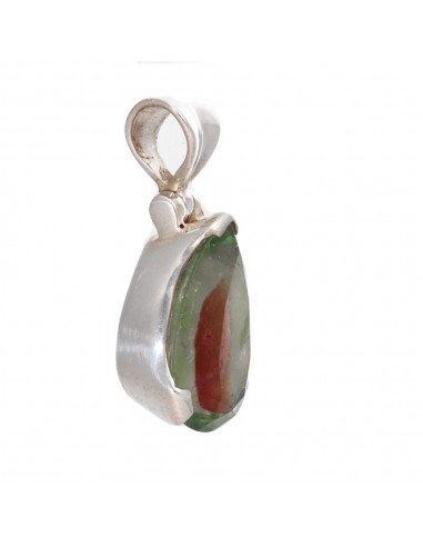 Pendentif Tourmaline bicolore en...