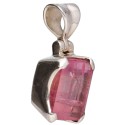 Pendentif Tourmaline rose/Rubellite en argent 925 (81M)
