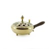 Bronze Censer with Color Engraving and Wooden Handle (INB-528)