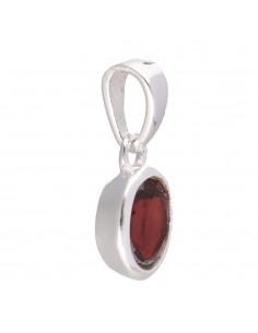 Faceted Oval Garnet Pendant... 2
