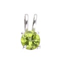 Pendentif Mini Circle Peridot en argent 925