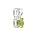 Pendentif Mini Circle Peridot en argent 925