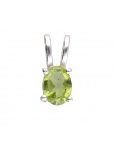 Mini Oval Peridot Pendant...