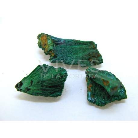 Malaquita fibrosa extra pack 20 gramos