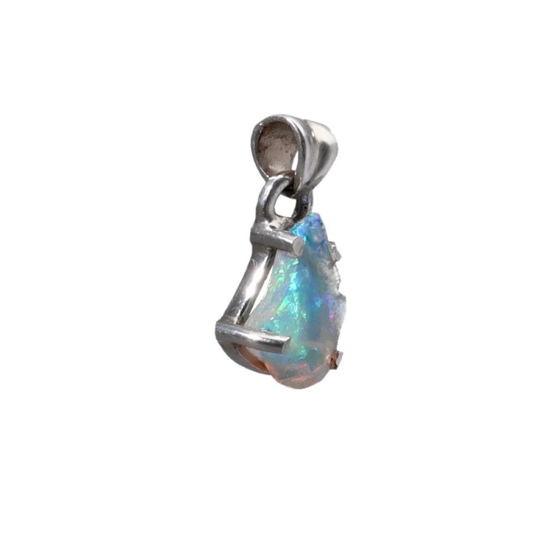 Pendente di Opale Irregolare in Argento Sterling 925