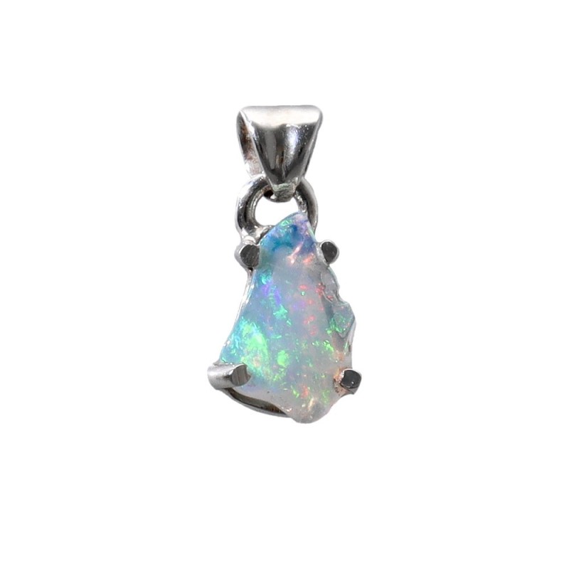 Pendente di Opale Irregolare in Argento Sterling 925