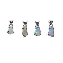 Irregular Opal Pendant in 925 Sterling Silver
