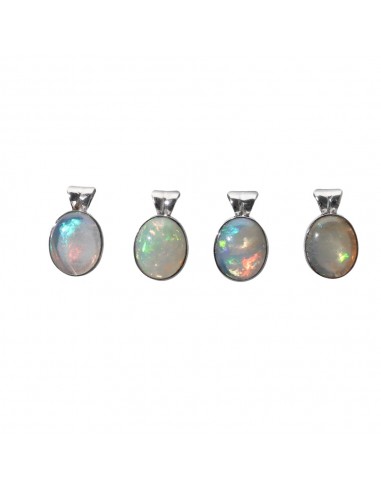 925 Sterling Silver Opal Pendant