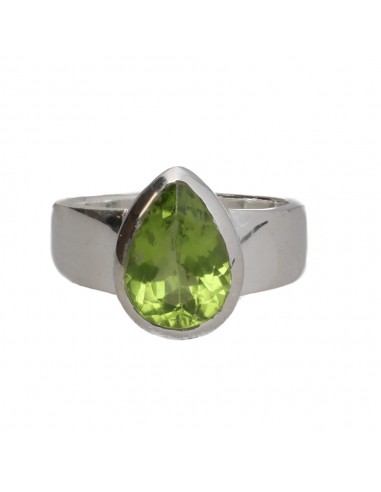 Anello Goccia di Peridoto in Argento...