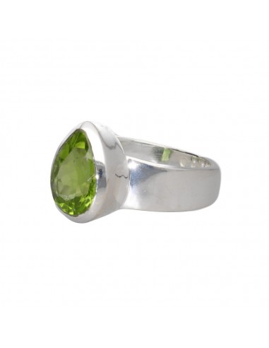 Anello Goccia di Peridoto in Argento...