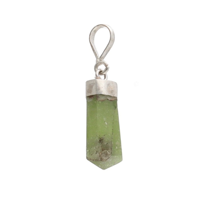 Pendente Punta Lucidata di Peridoto in Argento Sterling 925