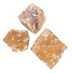 Calcite dourada bruta cor de mel