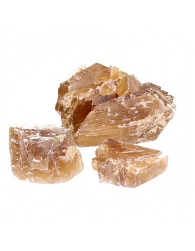 Calcite grezza dorata, colore miele.