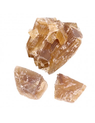 Rough Golden Calcite Honey Color