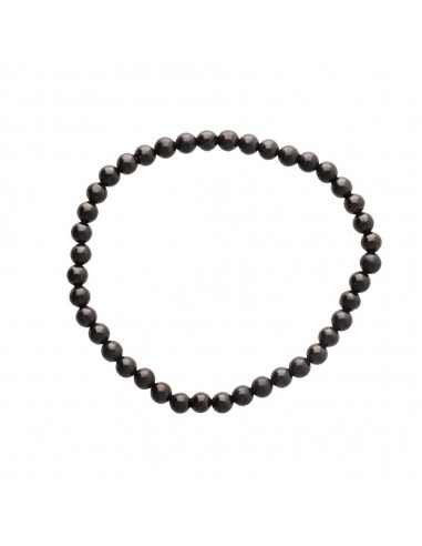 Bracciale di giada nera 4mm