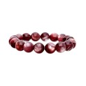 Pulseira de lepidolita roxa 11mm