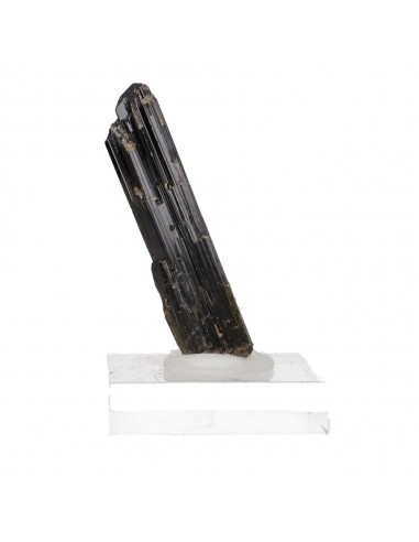 Tormalina bicolore verde-marrone con...