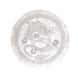 Piastra Circolare di Selenite Drago Extra